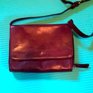 Leather organizer purse